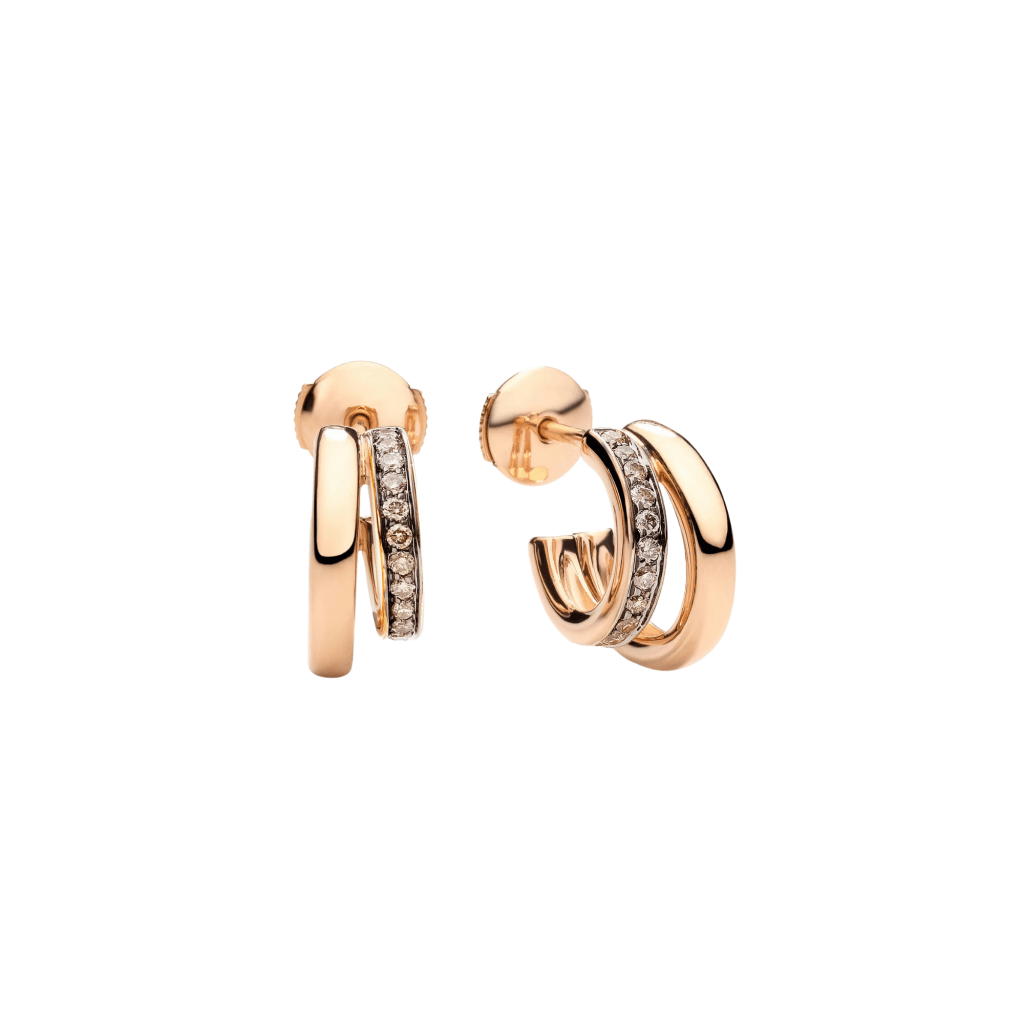 Pomellato Pomellato Together oorsieraad roodgoud met diamant - POB8111 O7000 DBR00 - #1 Pomellato Pomellato Together oorsieraad roodgoud met diamant - POB8111 O7000 DBR00 - #1