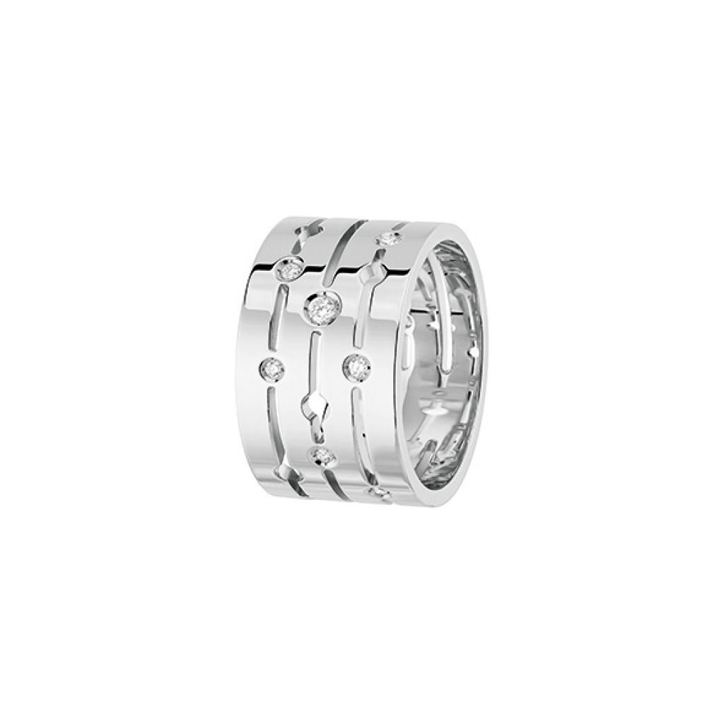 dinh van Pulse ring witgoud met diamant - 228312 - #1