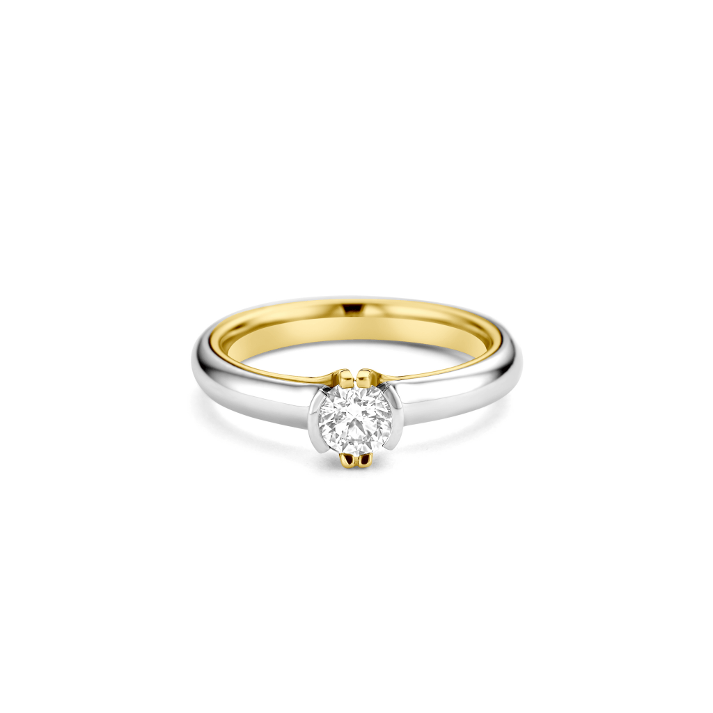 Schaap en Citroen Diamonds ring geelgoud met diamant - #5 Schaap en Citroen Diamonds ring geelgoud met diamant - #5