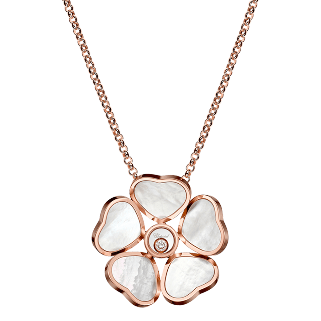 Chopard Happy Diamonds Happy Hearts collier roodgoud met diamant - 79A085-5301 - #3