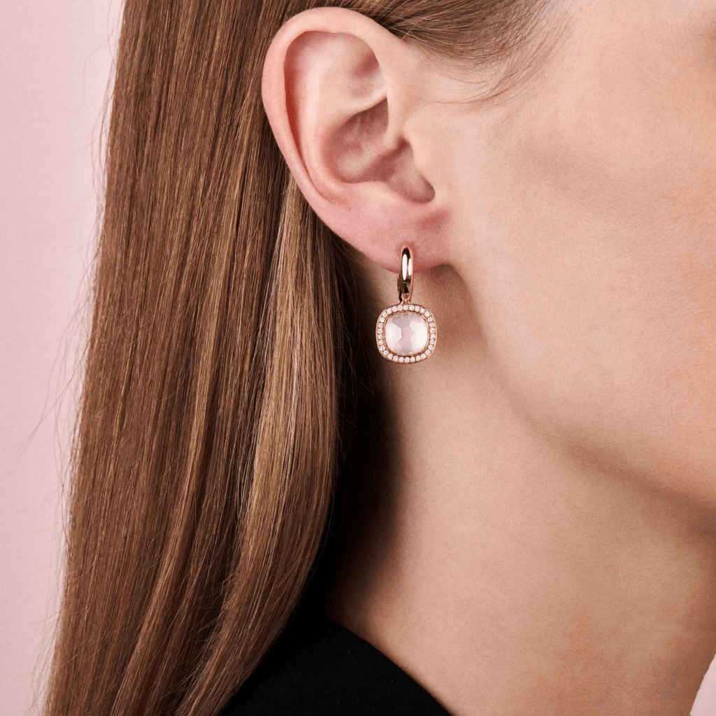 Tirisi Jewelry Milano Due oorsieraad roodgoud met diamant - TE9217LBTP - #2 Tirisi Jewelry Milano Due oorsieraad roodgoud met diamant - TE9217LBTP - #2