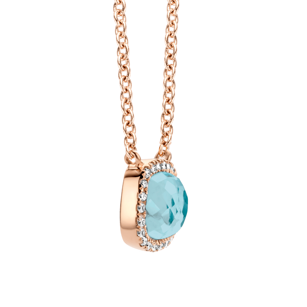 Tirisi Jewelry Milano Sweeties collier roodgoud met diamant - TP9152TQP - #3 Tirisi Jewelry Milano Sweeties collier roodgoud met diamant - TP9152TQP - #3