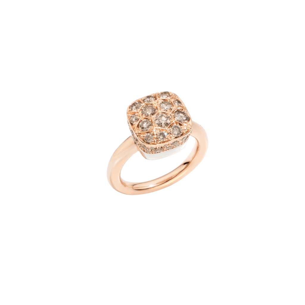 Pomellato Nudo Solitaire ring roodgoud met diamant - PAB7041 O6000 DBR00 - #2 Pomellato Nudo Solitaire ring roodgoud met diamant - PAB7041 O6000 DBR00 - #2