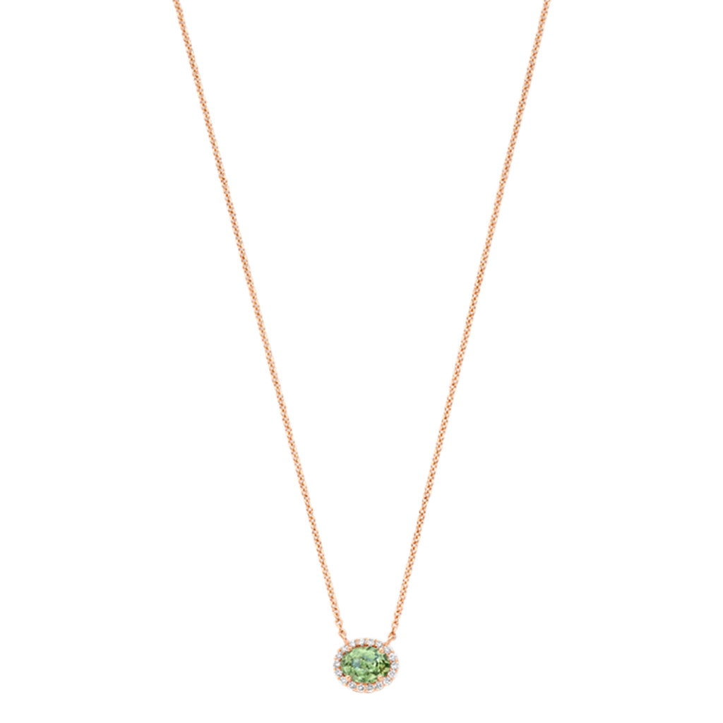 Schaap en Citroen Colours collier roodgoud met diamant - #2