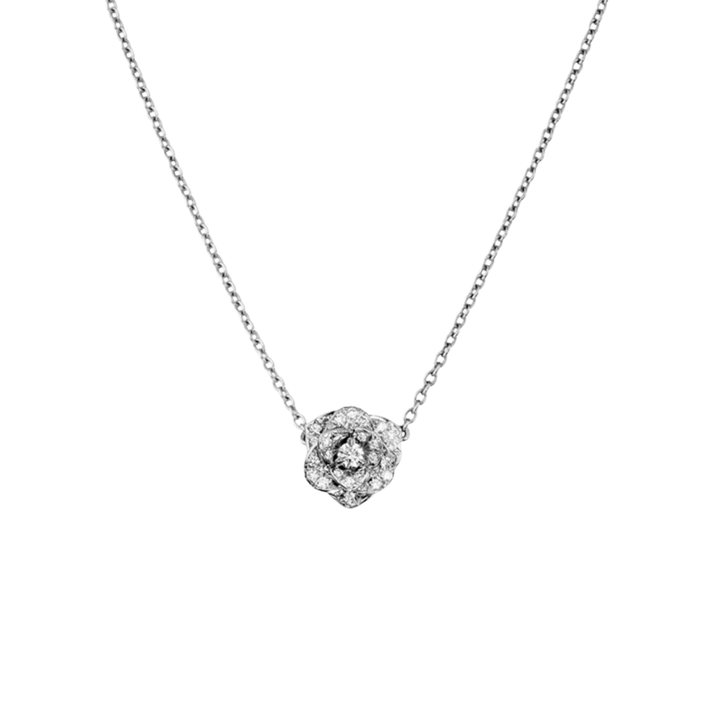 Piaget Rose collier witgoud met diamant - G33U0085 - #1 Piaget Rose collier witgoud met diamant - G33U0085 - #1