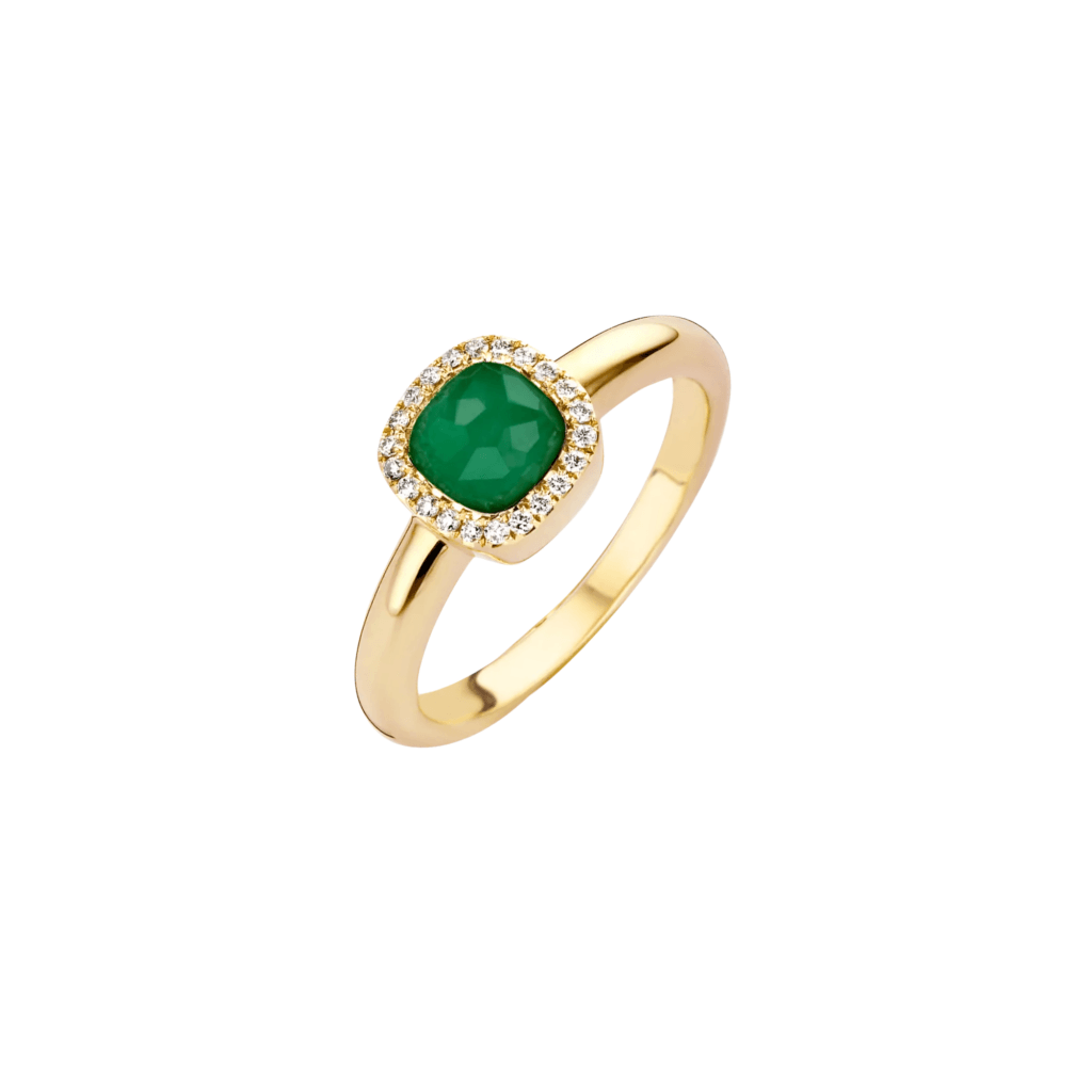 Tirisi Jewelry Milano Sweeties ring geelgoud met diamant - TR9624EM - #1 Tirisi Jewelry Milano Sweeties ring geelgoud met diamant - TR9624EM - #1