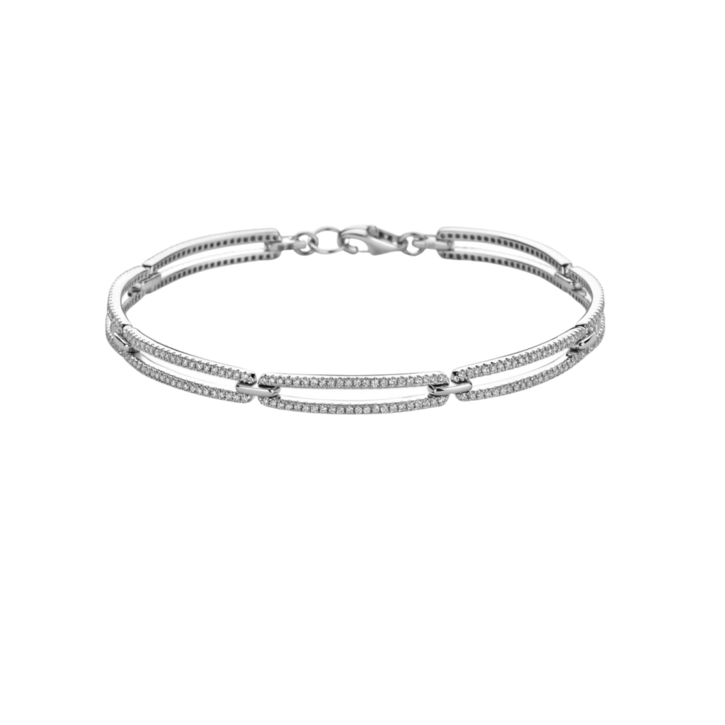 Schaap en Citroen Diamonds armband witgoud met diamant - #1 Schaap en Citroen Diamonds armband witgoud met diamant - #1