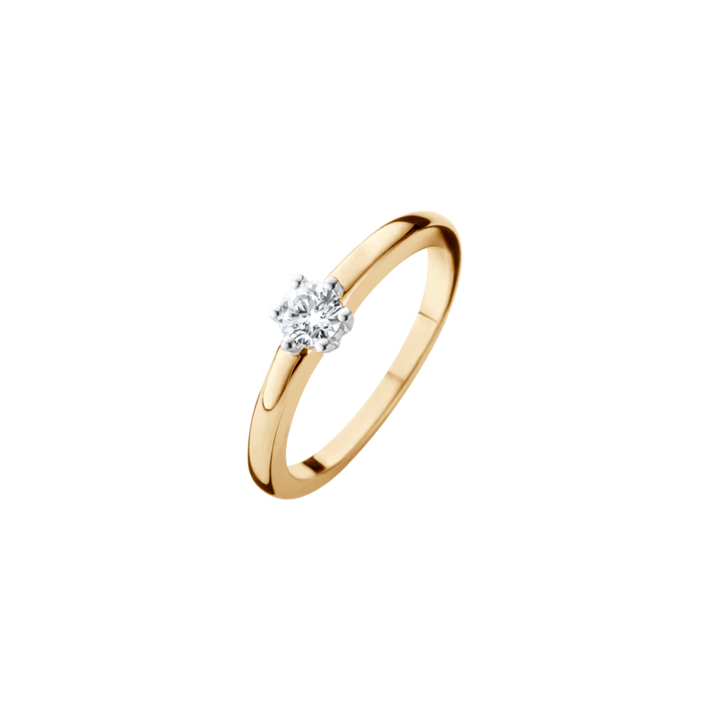 Schaap en Citroen Diamonds ring geelgoud met diamant - #1 Schaap en Citroen Diamonds ring geelgoud met diamant - #1