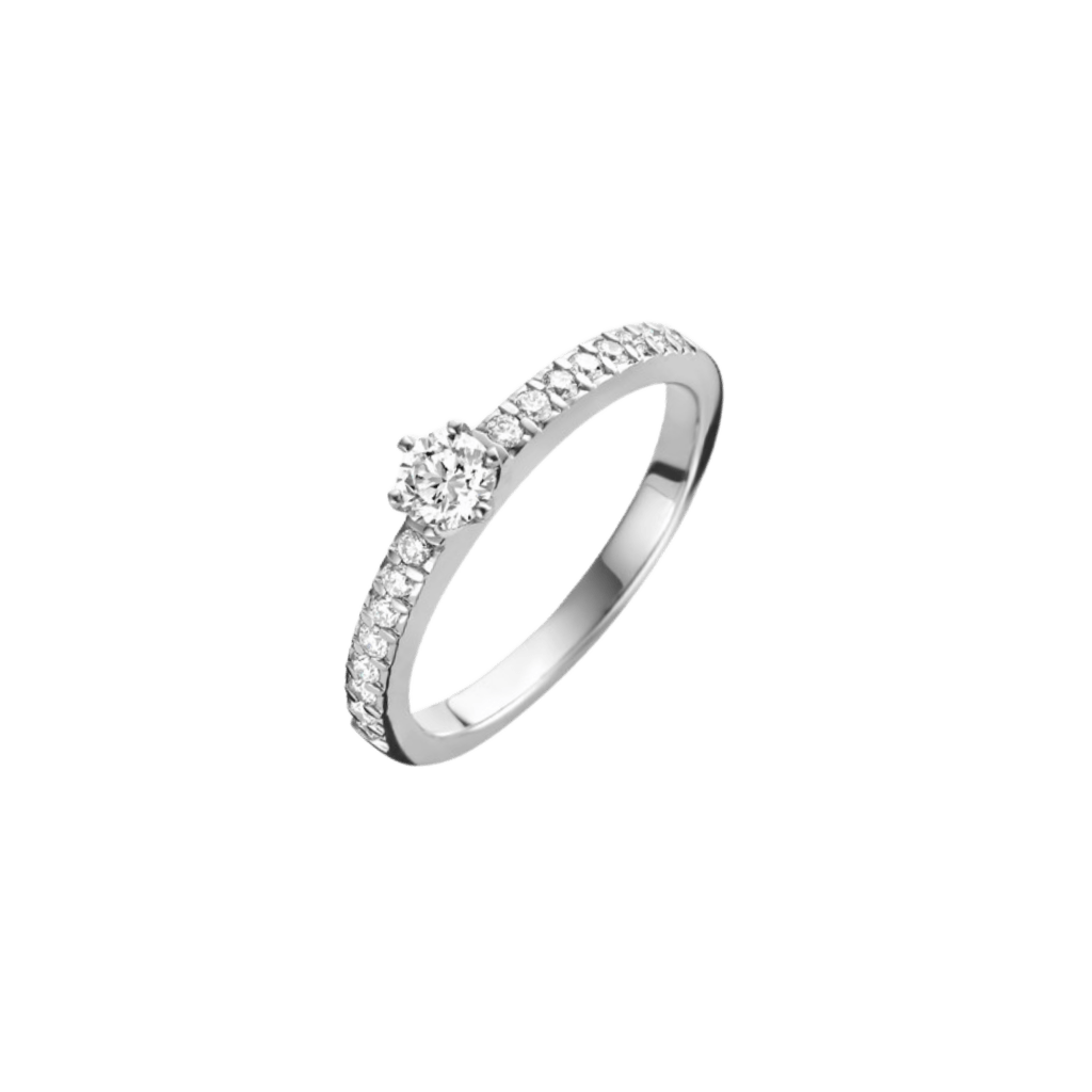 Schaap en Citroen Diamonds ring witgoud met diamant - #1 Schaap en Citroen Diamonds ring witgoud met diamant - #1