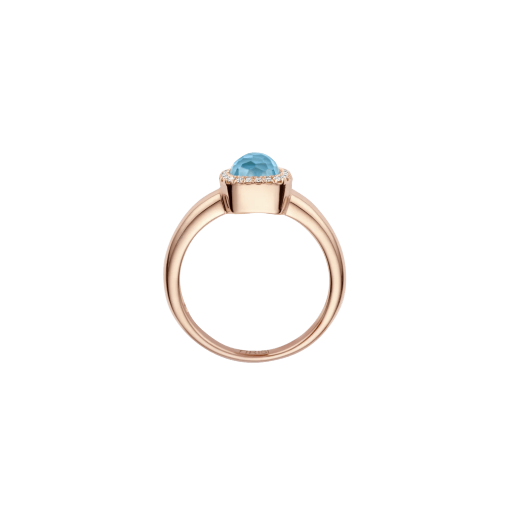 Tirisi Jewelry Milano Sweeties ring roodgoud met diamant - TR9624TQP - #3 Tirisi Jewelry Milano Sweeties ring roodgoud met diamant - TR9624TQP - #3