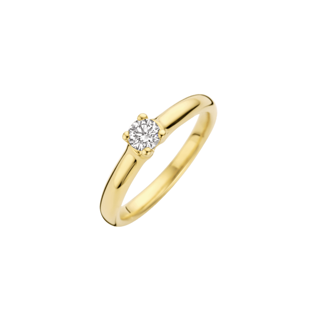 Schaap en Citroen Diamonds ring geelgoud met diamant - #1 Schaap en Citroen Diamonds ring geelgoud met diamant - #1