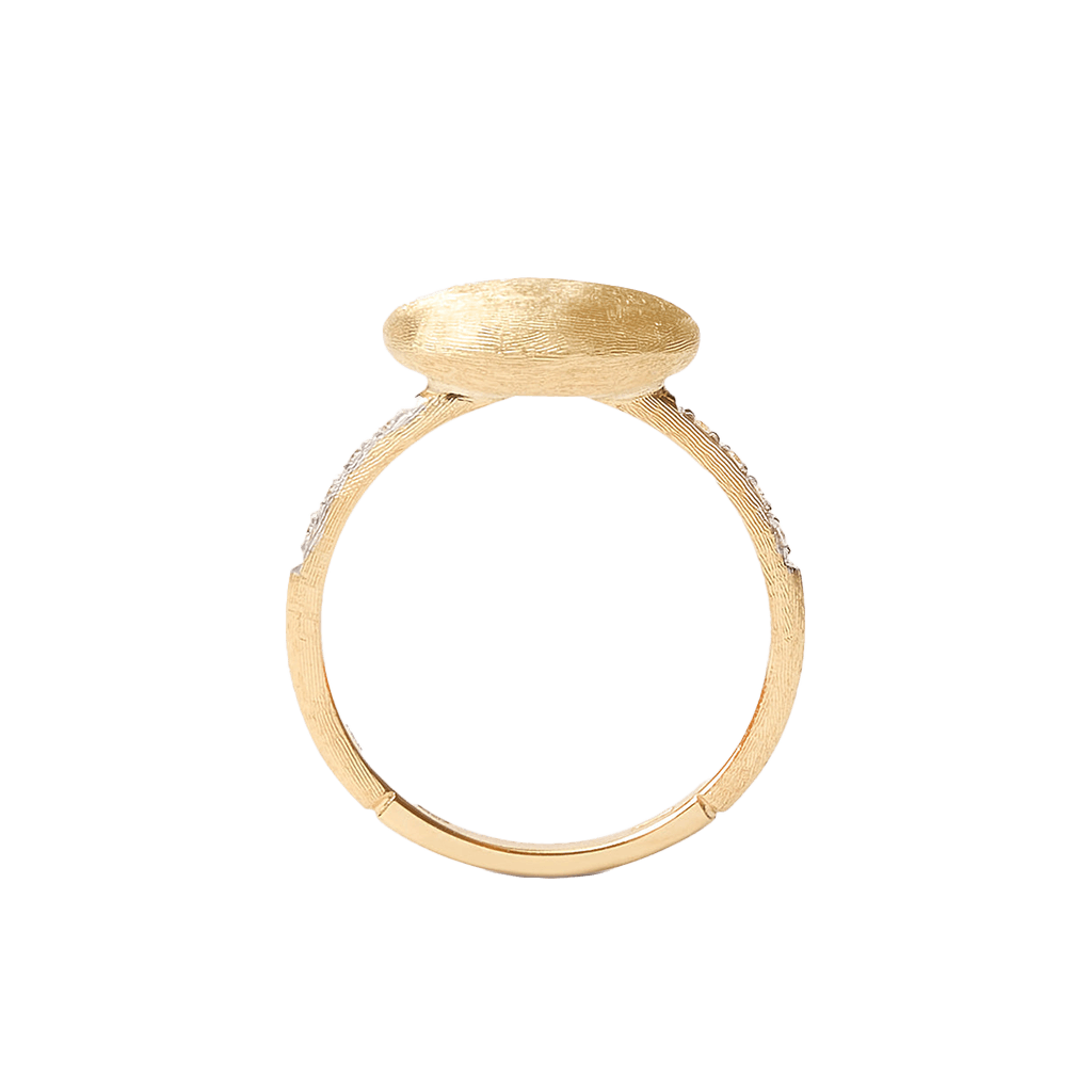 Marco Bicego Siviglia ring geelgoud met diamant - AB609-B - #5 Marco Bicego Siviglia ring geelgoud met diamant - AB609-B - #5