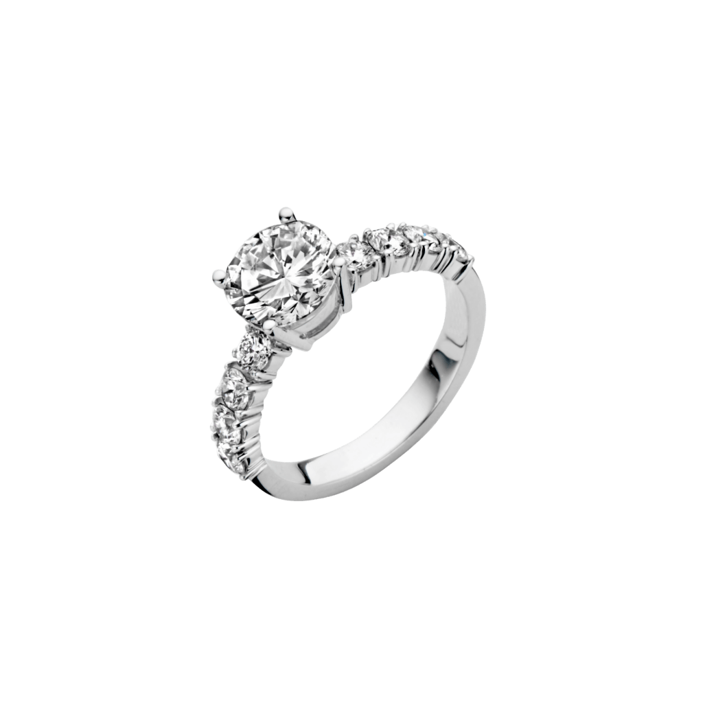 Schaap en Citroen Diamonds ring witgoud met diamant - #1 Schaap en Citroen Diamonds ring witgoud met diamant - #1