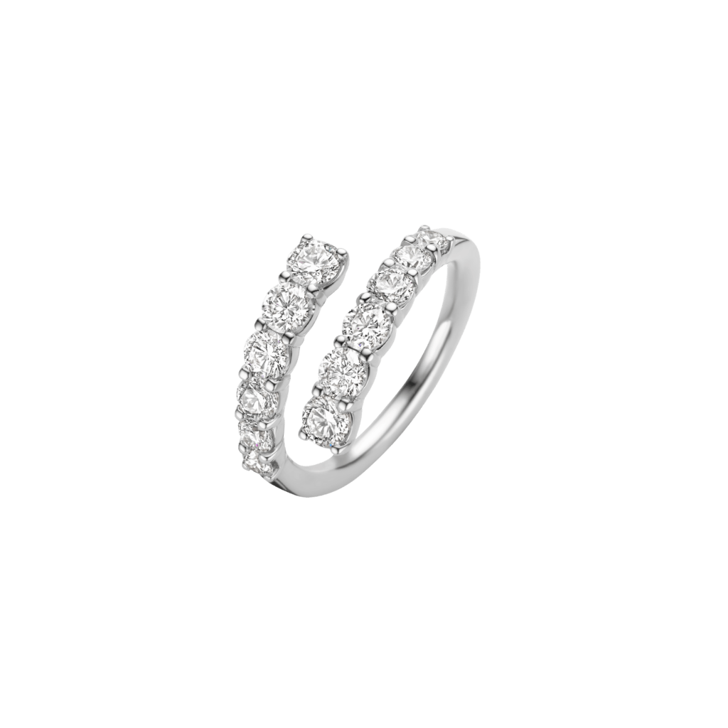 Schaap en Citroen Diamonds ring witgoud met diamant - #1