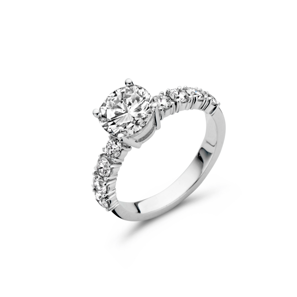 Schaap en Citroen Diamonds ring witgoud met diamant - #3 Schaap en Citroen Diamonds ring witgoud met diamant - #3