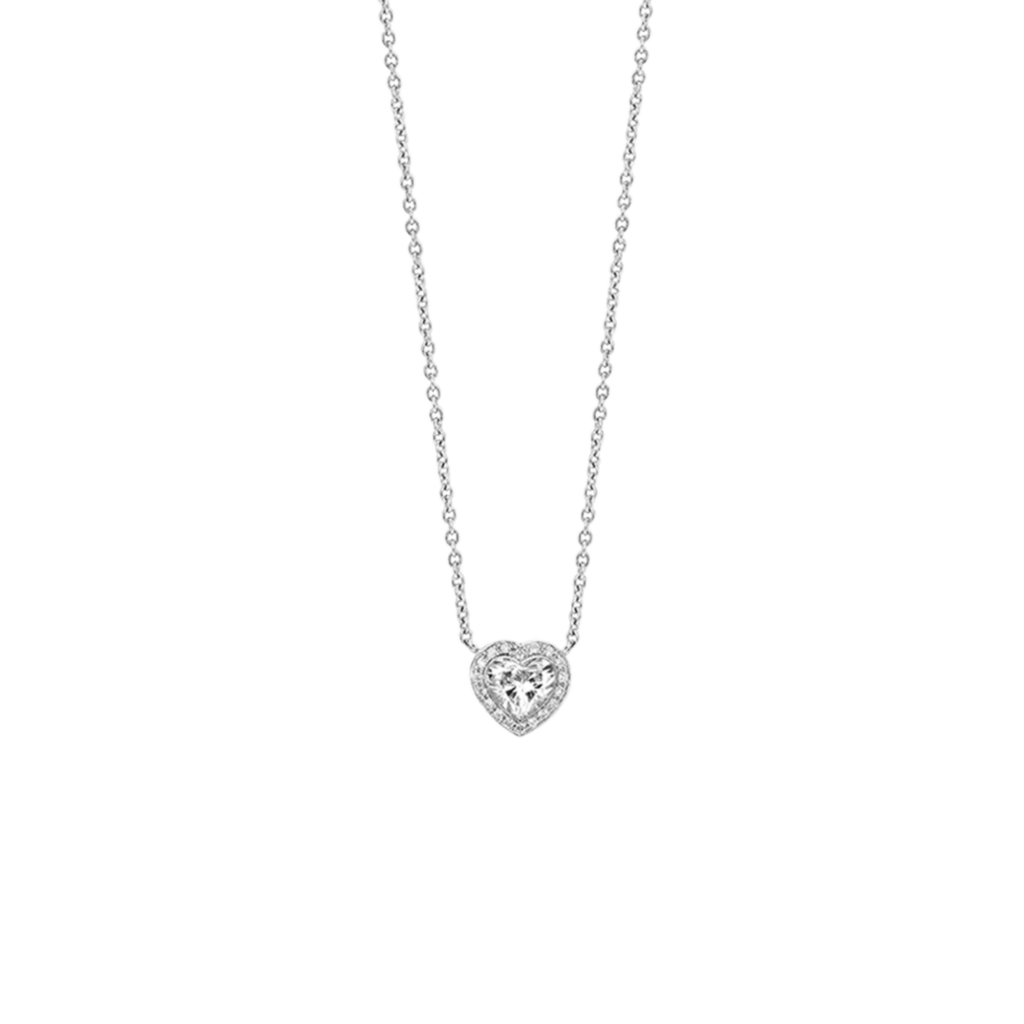 Schaap en Citroen Diamonds collier witgoud met diamant - #1 Schaap en Citroen Diamonds collier witgoud met diamant - #1