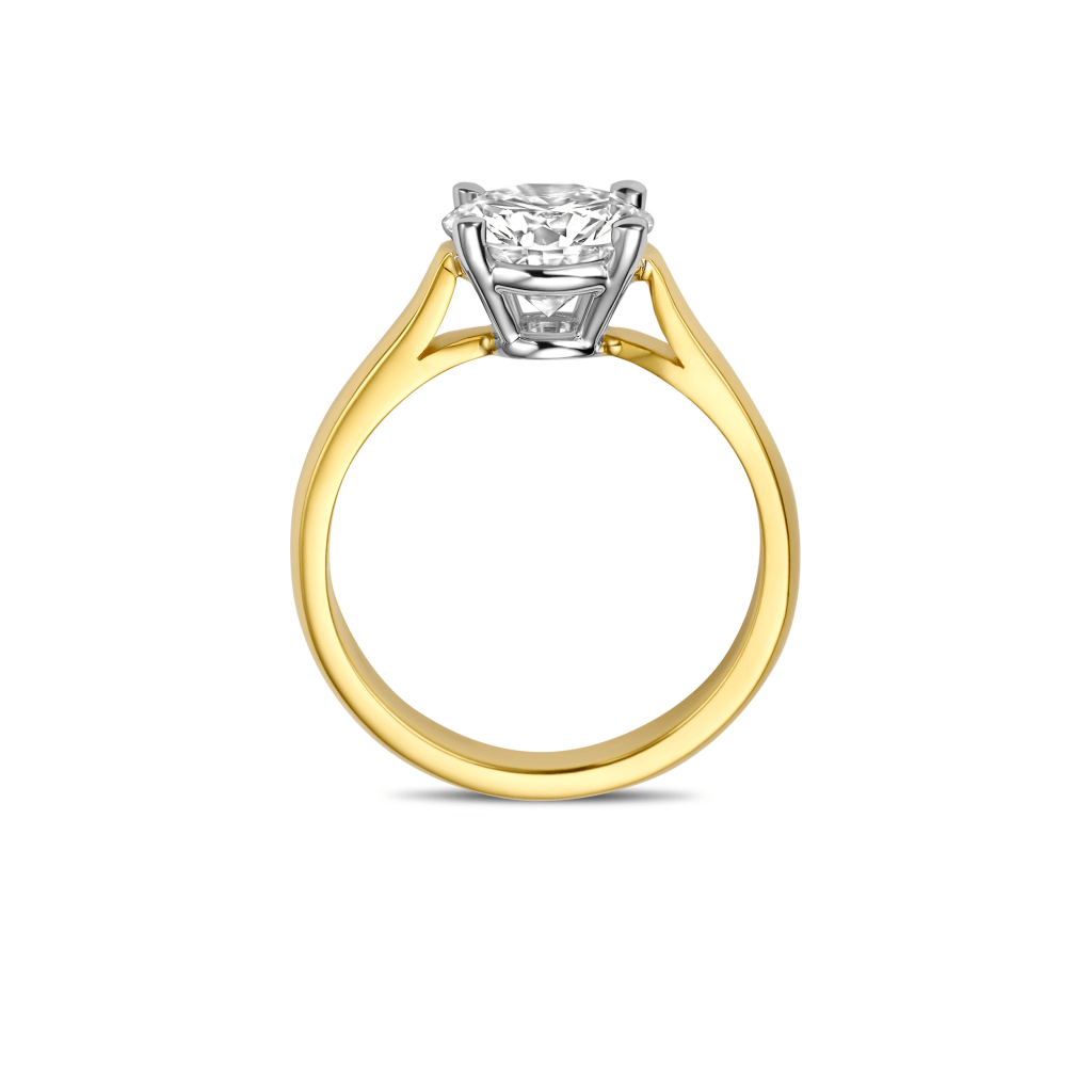Schaap en Citroen Diamonds ring geelgoud met diamant - #4 Schaap en Citroen Diamonds ring geelgoud met diamant - #4
