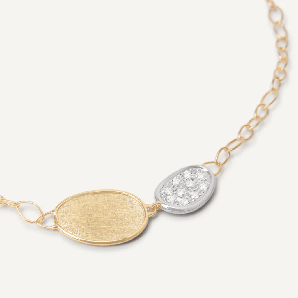 Marco Bicego Lunaria collier geelgoud met diamant - CB2591-B - #4 Marco Bicego Lunaria collier geelgoud met diamant - CB2591-B - #4