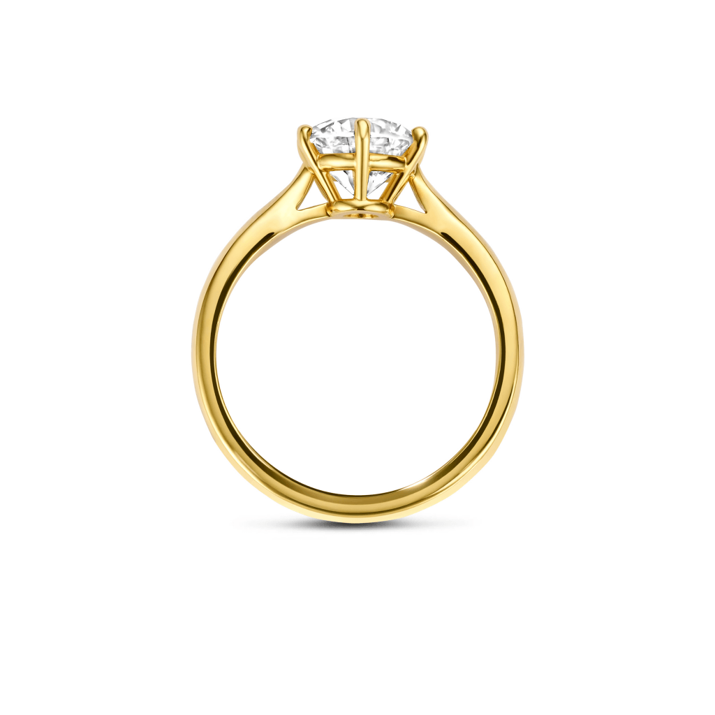 Schaap en Citroen Diamonds ring geelgoud met diamant - #5 Schaap en Citroen Diamonds ring geelgoud met diamant - #5