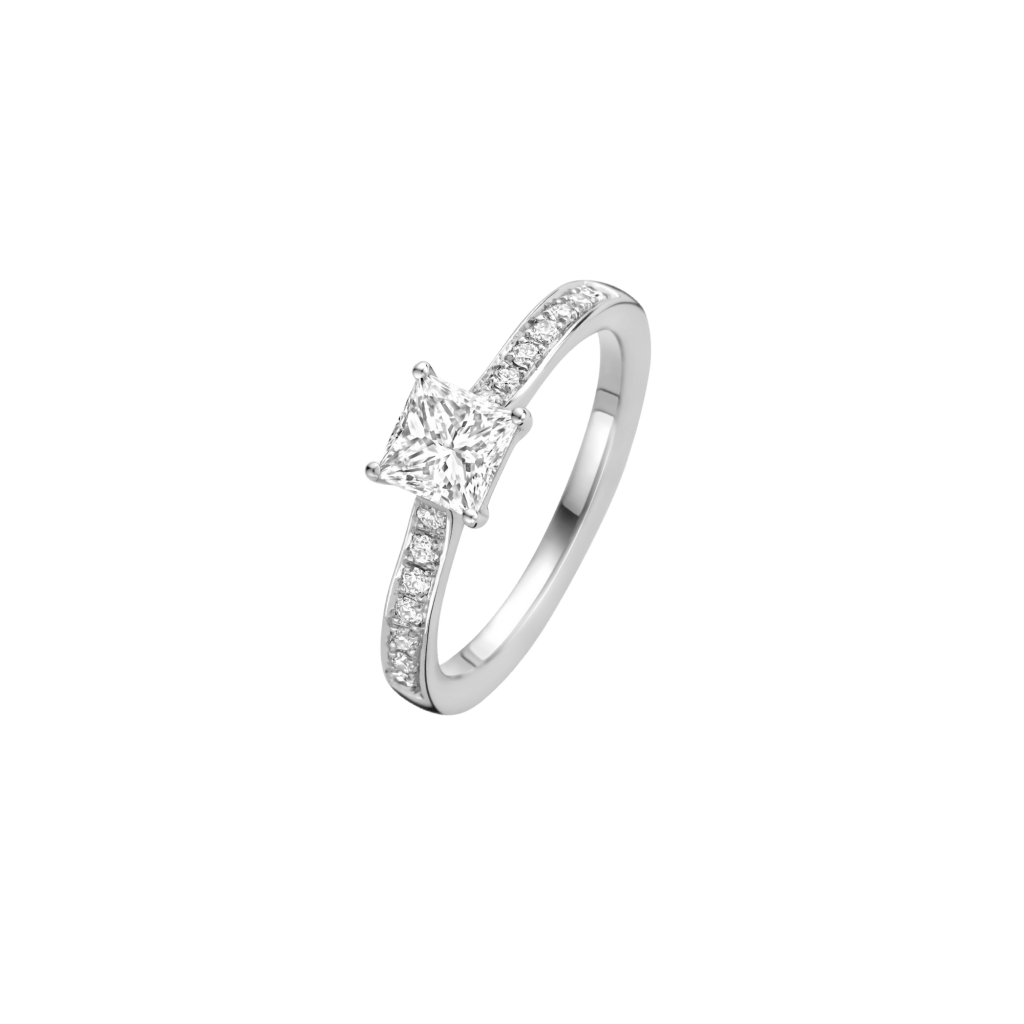 Schaap en Citroen Diamonds ring witgoud met diamant - #1 Schaap en Citroen Diamonds ring witgoud met diamant - #1