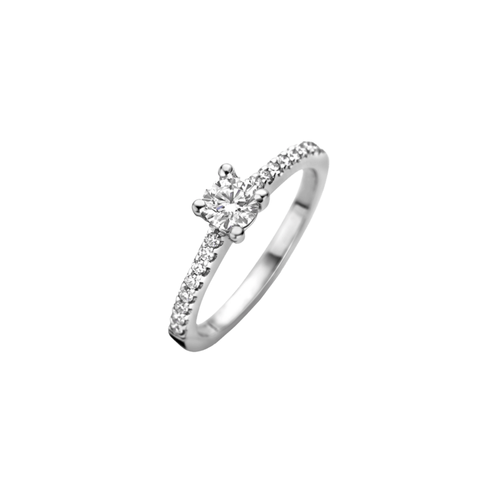 Schaap en Citroen Diamonds ring witgoud met diamant - #1 Schaap en Citroen Diamonds ring witgoud met diamant - #1