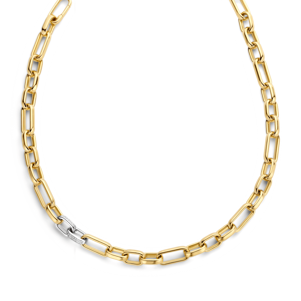 Schaap en Citroen Diamonds collier geelgoud met diamant - #3 Schaap en Citroen Diamonds collier geelgoud met diamant - #3