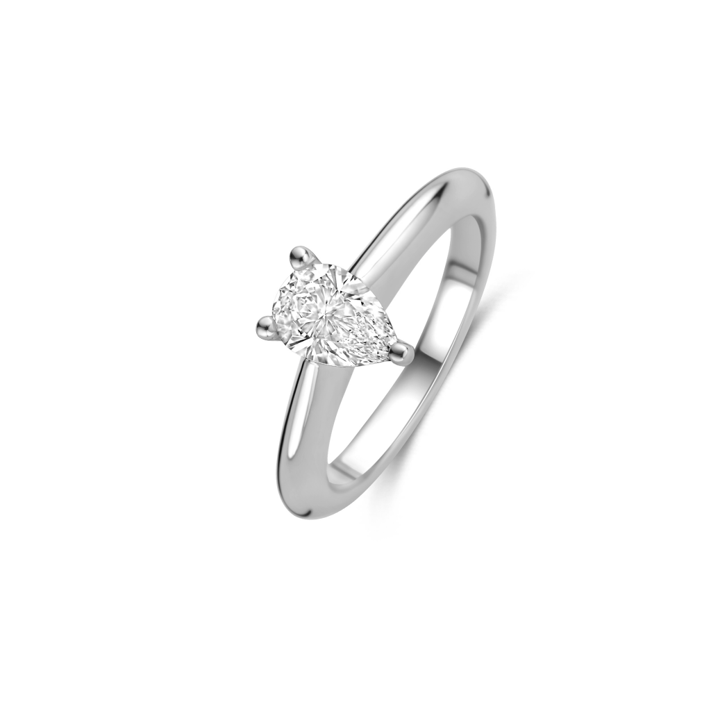 Schaap en Citroen Diamonds ring witgoud met diamant - #2 Schaap en Citroen Diamonds ring witgoud met diamant - #2