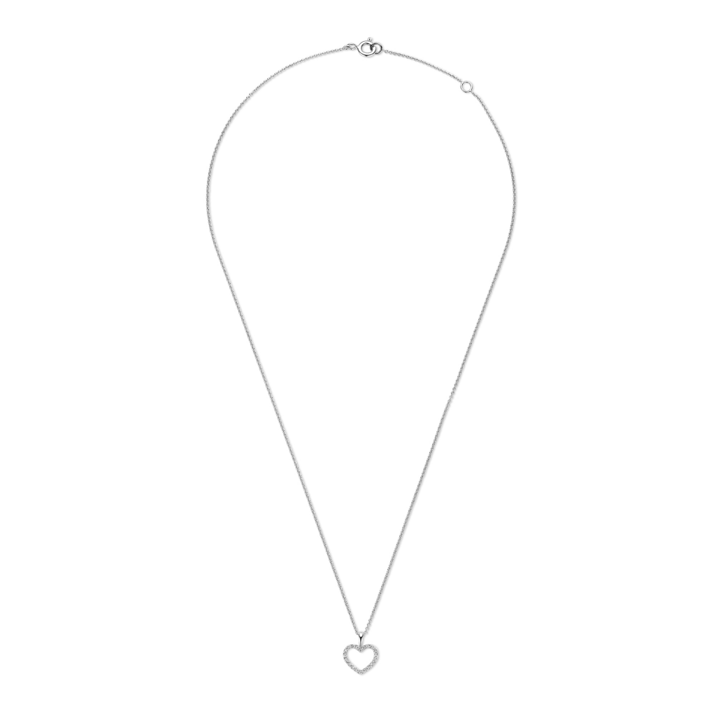 Schaap en Citroen Diamonds collier witgoud met diamant - #1 Schaap en Citroen Diamonds collier witgoud met diamant - #1