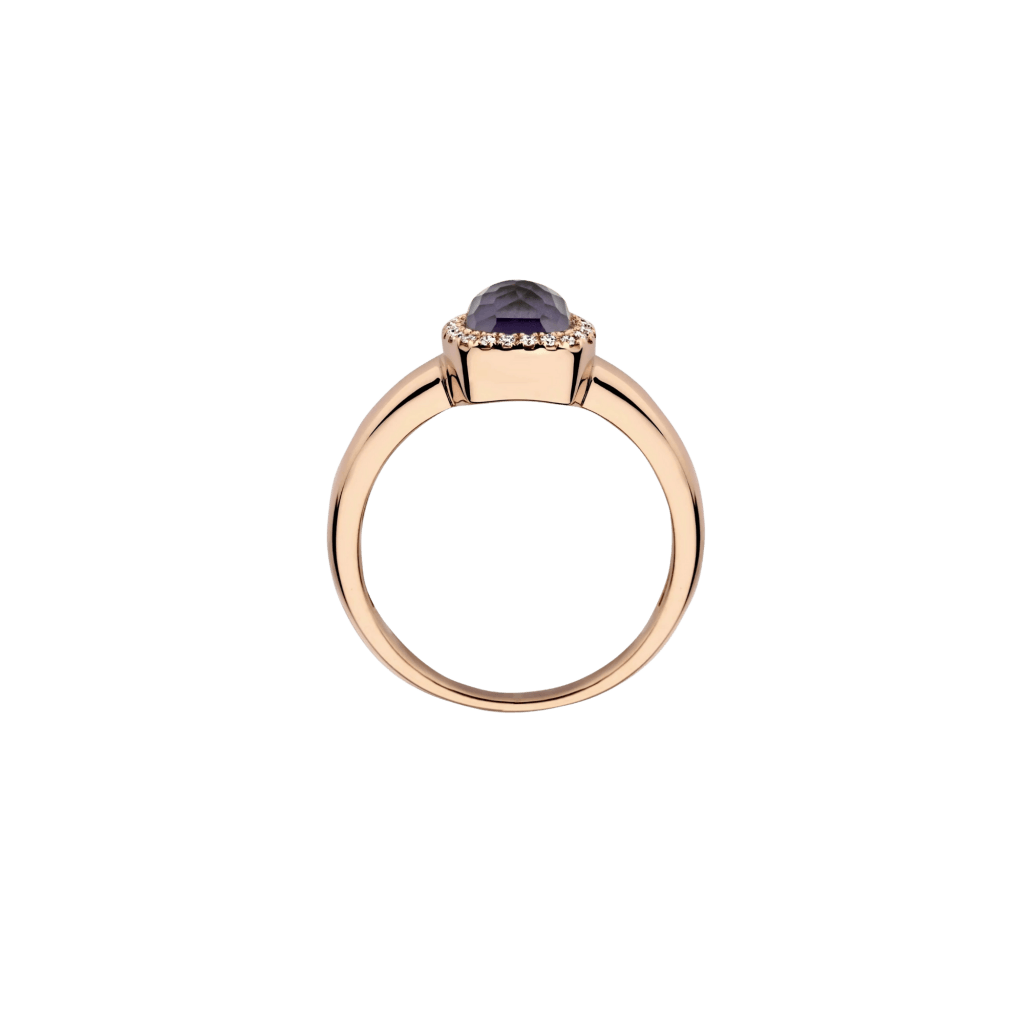 Tirisi Jewelry Milano Sweeties ring roodgoud met diamant - TR9624AMHP - #4 Tirisi Jewelry Milano Sweeties ring roodgoud met diamant - TR9624AMHP - #4