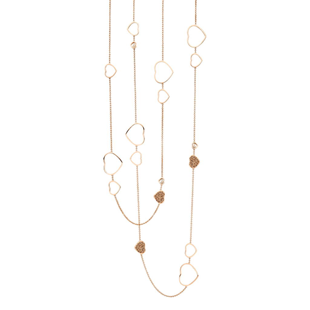Chopard Happy Diamonds Happy Together collier roodgoud met diamant - 817482-5905 - #1