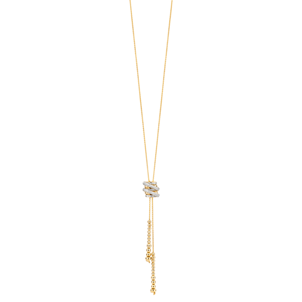 Tirisi Jewelry Amsterdam Swirl collier geelgoud - TN2139D(2T) - #2 Tirisi Jewelry Amsterdam Swirl collier geelgoud - TN2139D(2T) - #2