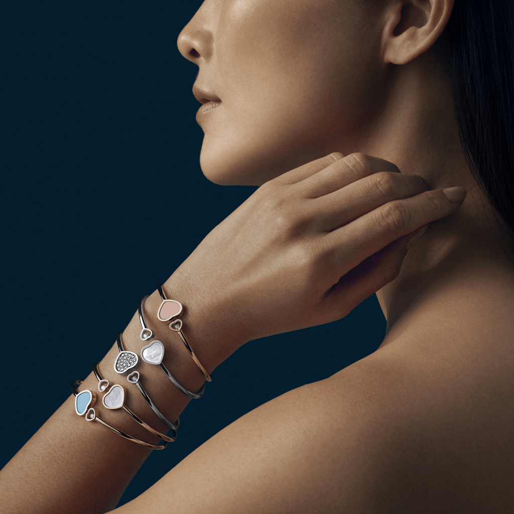 Chopard Happy Diamonds Happy Hearts armband roodgoud met diamant - 857482-5303 - #7 Chopard Happy Diamonds Happy Hearts armband roodgoud met diamant - 857482-5303 - #7