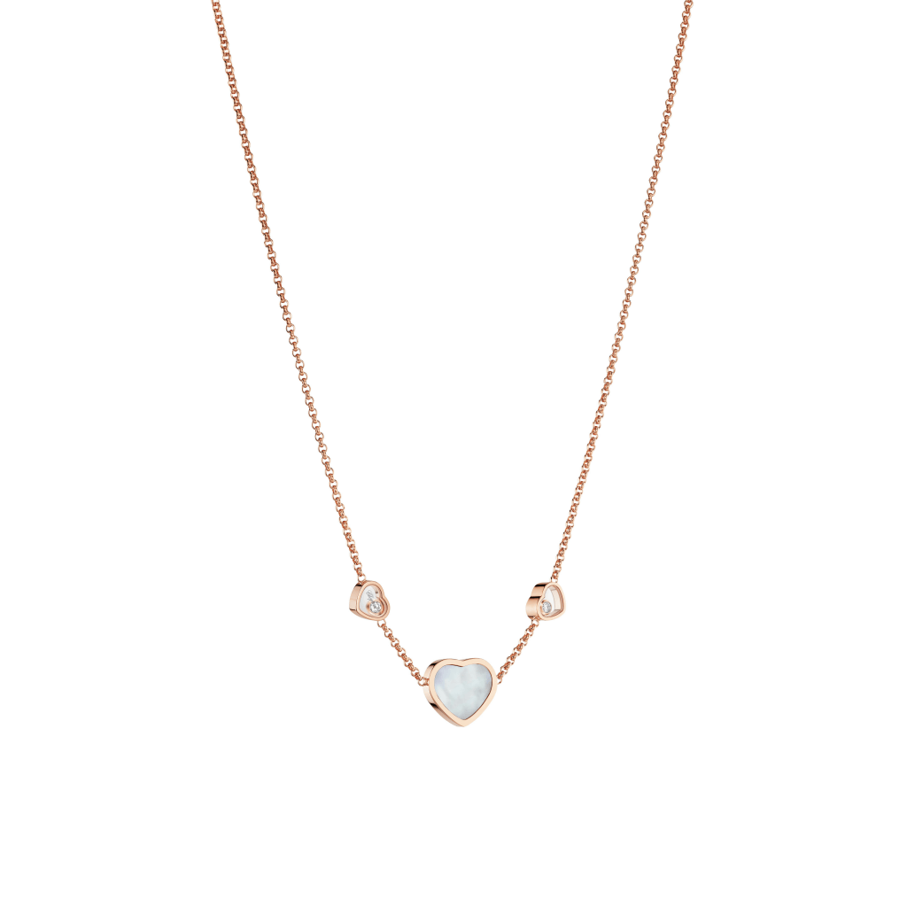 Chopard Happy Diamonds Happy Hearts collier roodgoud met diamant - 81A082-5301 - #5 Chopard Happy Diamonds Happy Hearts collier roodgoud met diamant - 81A082-5301 - #5