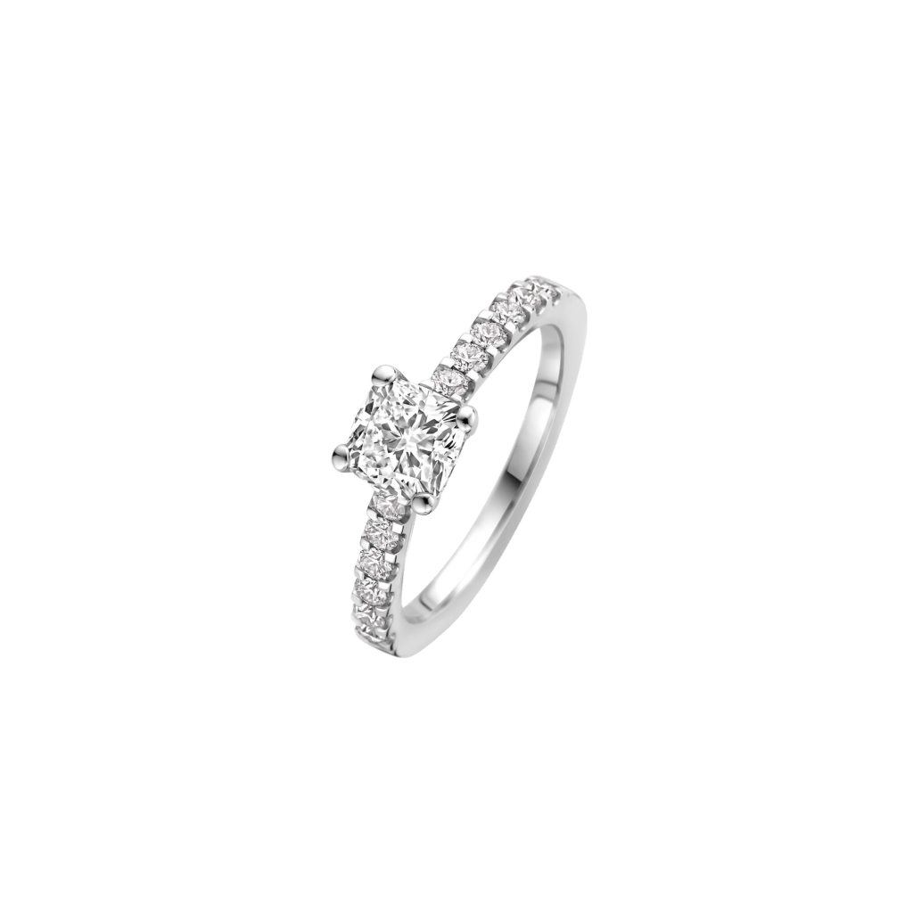 Schaap en Citroen Diamonds ring witgoud met diamant - #1 Schaap en Citroen Diamonds ring witgoud met diamant - #1