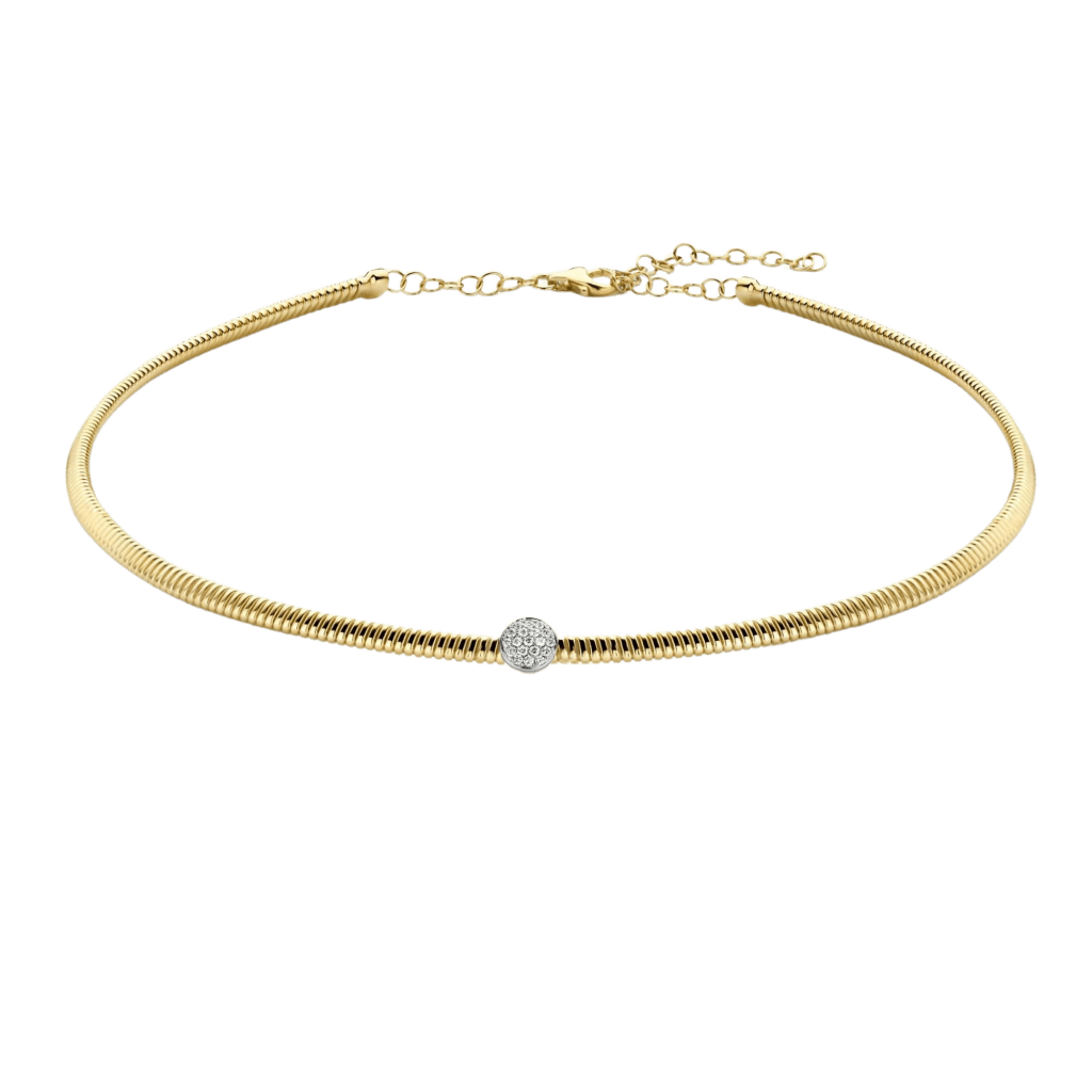 Tirisi Jewelry Amsterdam Tubogas collier geelgoud - TN2145D(2T) - #1 Tirisi Jewelry Amsterdam Tubogas collier geelgoud - TN2145D(2T) - #1