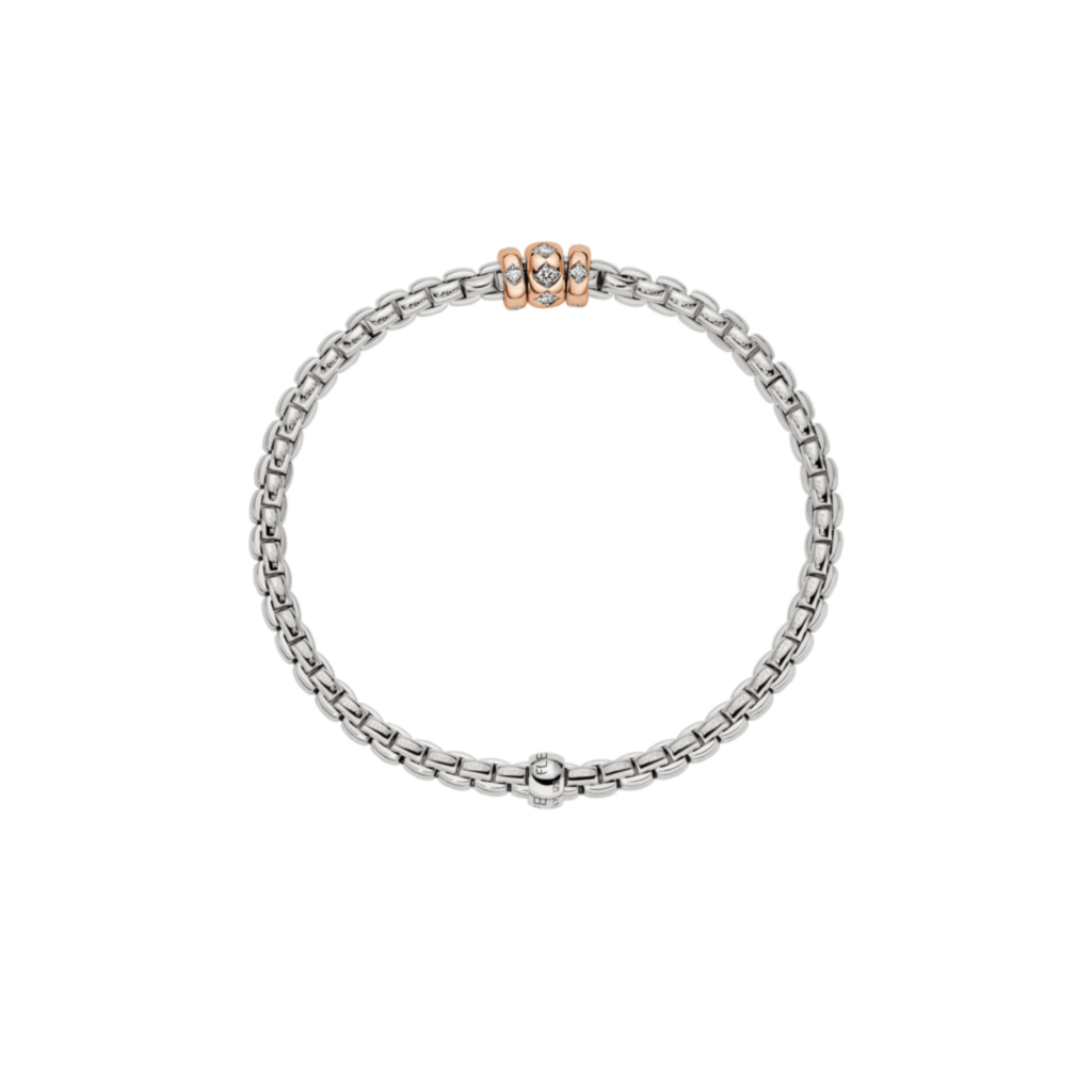 FOPE Eka armband roodgoud met diamant - 73101B3_PB_B_RRR_00M - #2