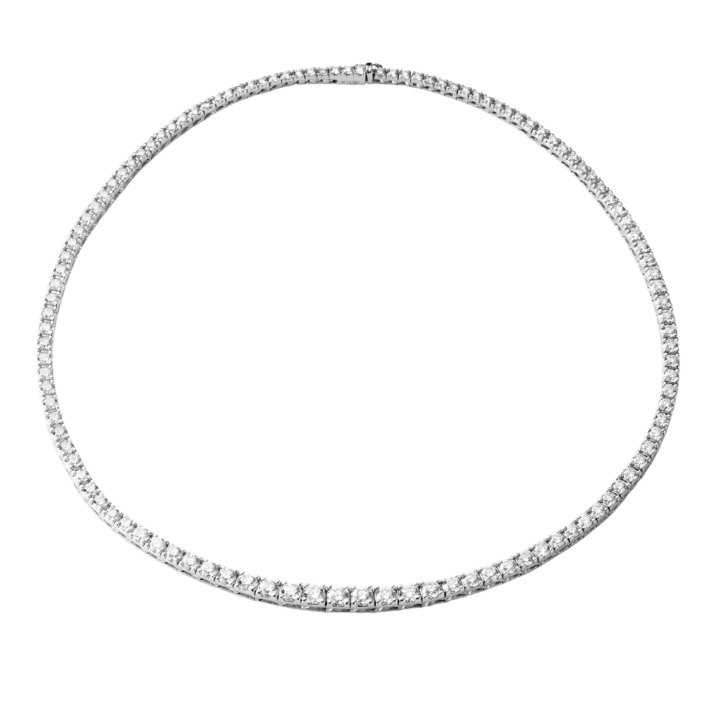 Schaap en Citroen Diamonds collier witgoud met diamant - #1