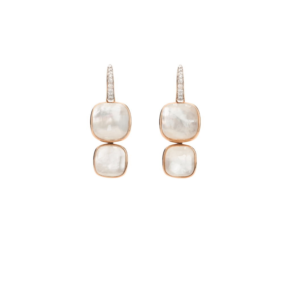 Pomellato Nudo oorsieraad roodgoud met diamant - POC2025 O7WHR BTBMP - #2