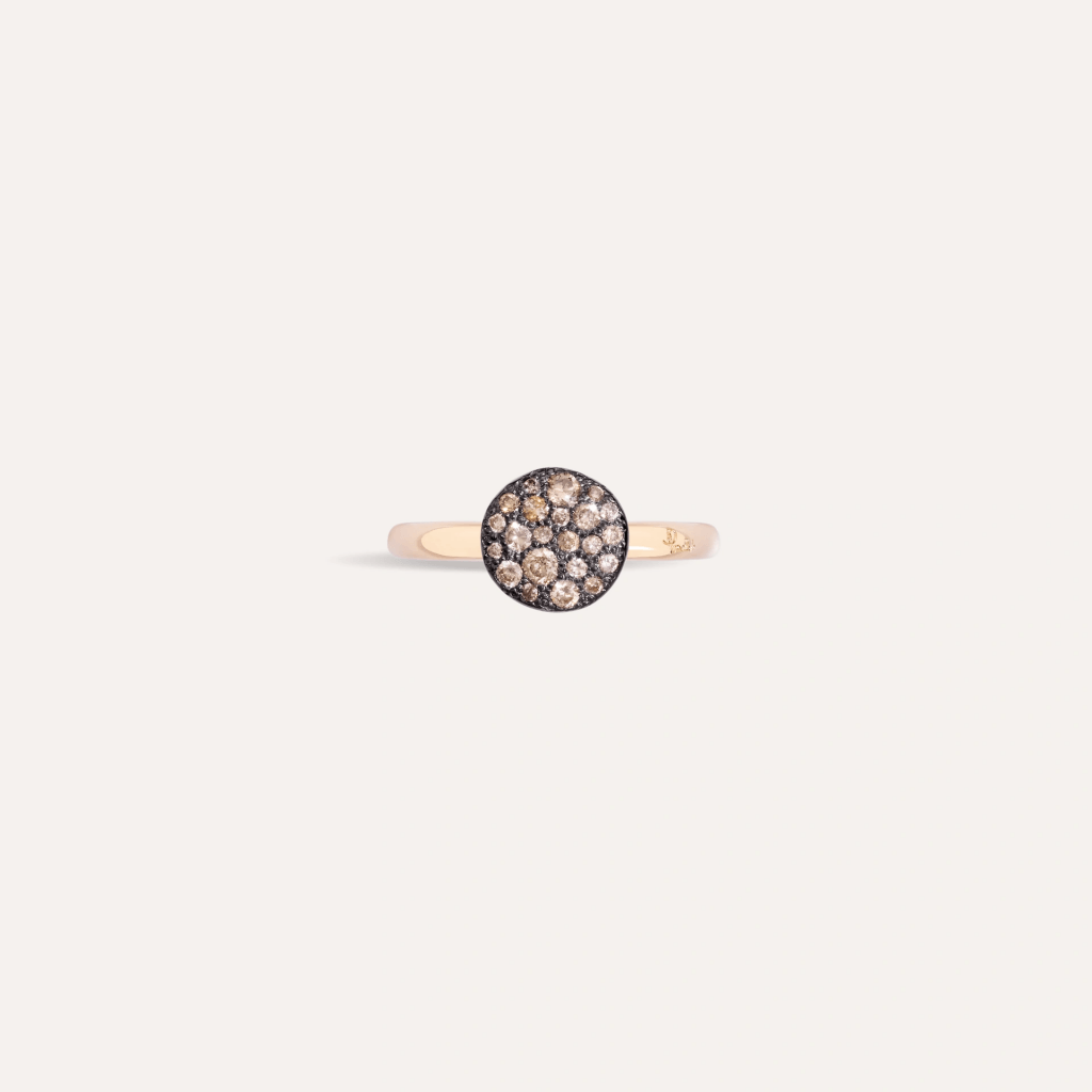 Pomellato Sabbia ring roodgoud met diamant - PAB4070 O7000 DBR00 - #2 Pomellato Sabbia ring roodgoud met diamant - PAB4070 O7000 DBR00 - #2