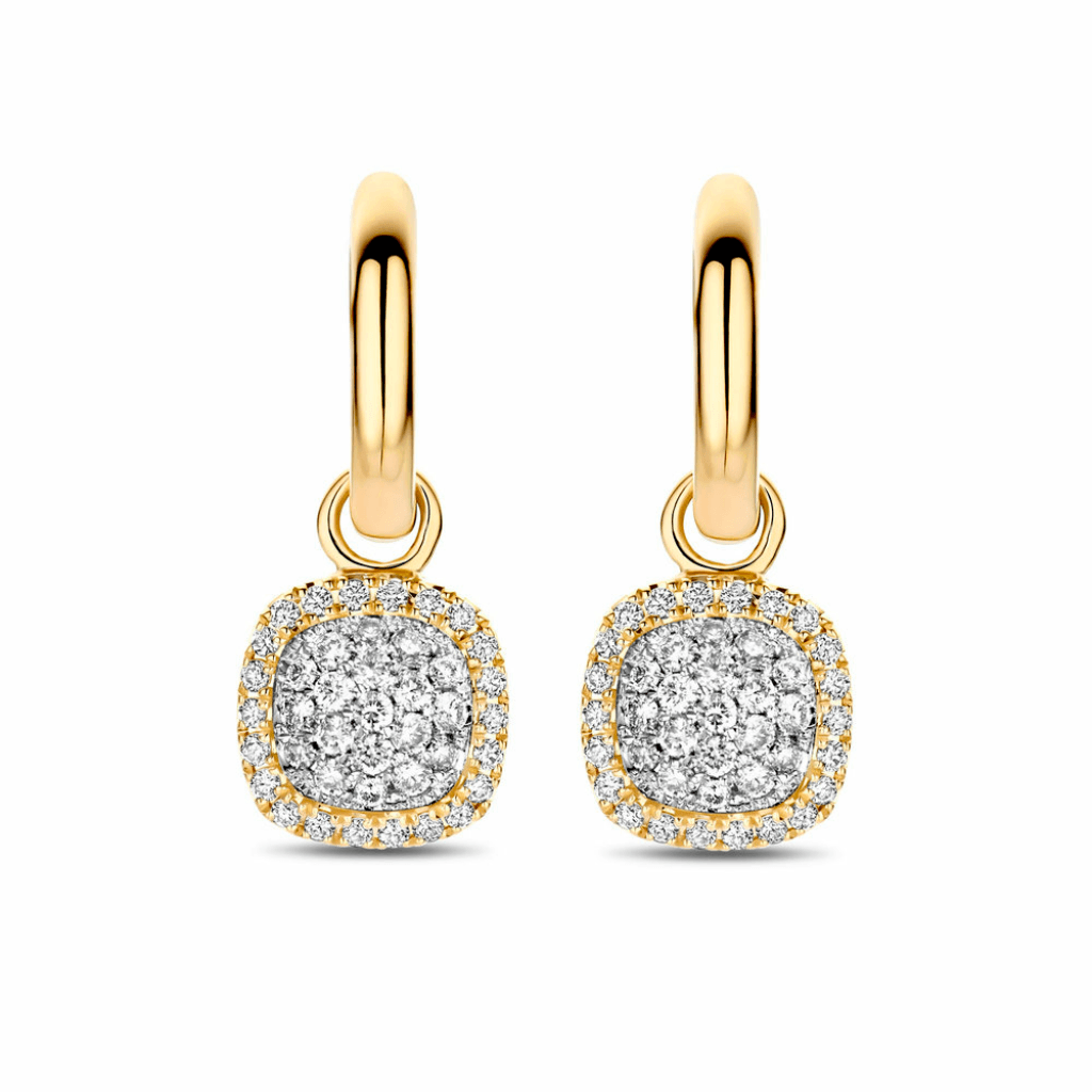 Tirisi Jewelry Milano Sweeties oorsieraad geelgoud met diamant - TE9324D(2T) - #2 Tirisi Jewelry Milano Sweeties oorsieraad geelgoud met diamant - TE9324D(2T) - #2