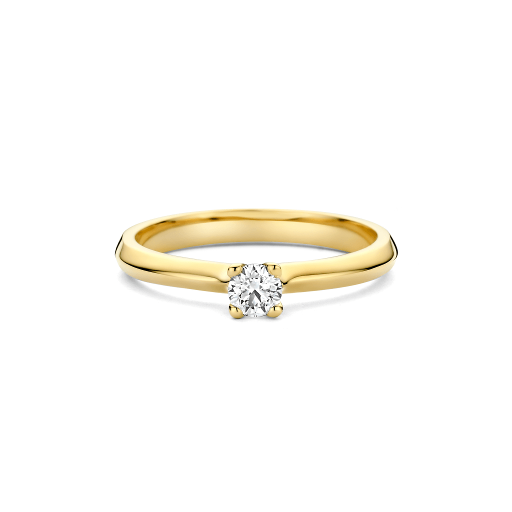 Schaap en Citroen Diamonds ring geelgoud met diamant - #3 Schaap en Citroen Diamonds ring geelgoud met diamant - #3