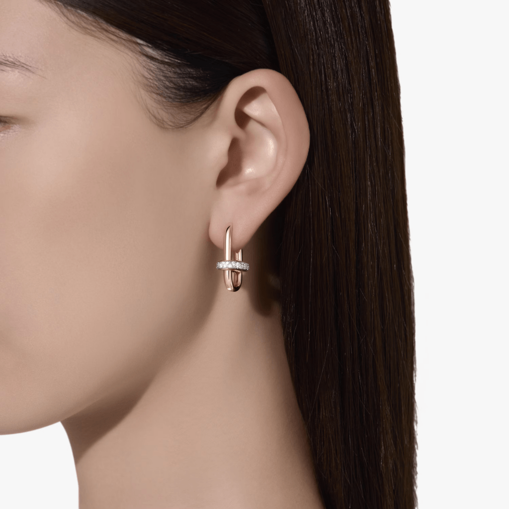 Pomellato Iconica oorsieraad roodgoud met diamant - POC5060 O7WHR DB000 - #4 Pomellato Iconica oorsieraad roodgoud met diamant - POC5060 O7WHR DB000 - #4
