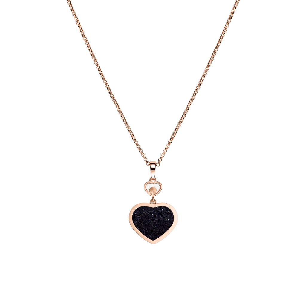 Chopard Happy Diamonds Happy Hearts collier roodgoud met diamant - 797482-5510 - #4 Chopard Happy Diamonds Happy Hearts collier roodgoud met diamant - 797482-5510 - #4