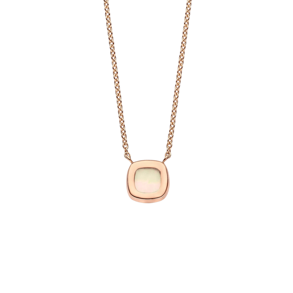 Tirisi Jewelry Milano Sweeties collier roodgoud met diamant - TP9152LSQP - #3 Tirisi Jewelry Milano Sweeties collier roodgoud met diamant - TP9152LSQP - #3