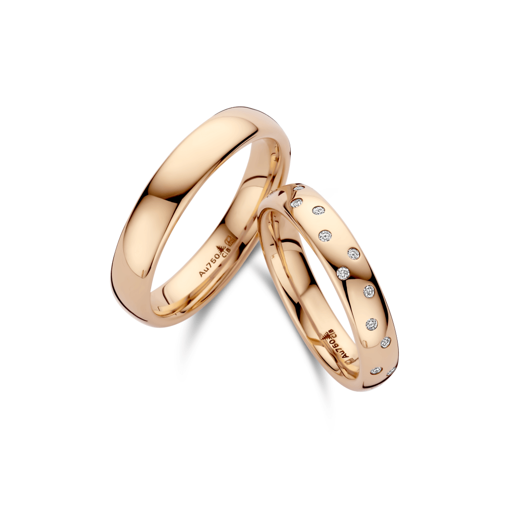 Trouwring Classic Love Collection roodgoud - 247049 - #4 Trouwring Classic Love Collection roodgoud - 247049 - #4