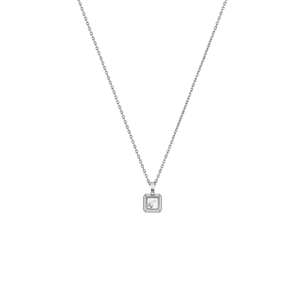 Chopard Happy Diamonds Icons Square collier witgoud met diamant - 79A114-1201 - #3 Chopard Happy Diamonds Icons Square collier witgoud met diamant - 79A114-1201 - #3
