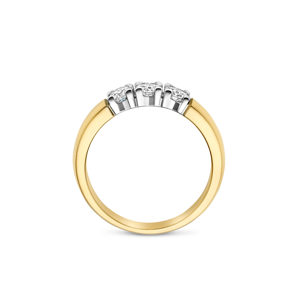 Schaap en Citroen Diamonds ring geelgoud met diamant - #4 Schaap en Citroen Diamonds ring geelgoud met diamant - #4