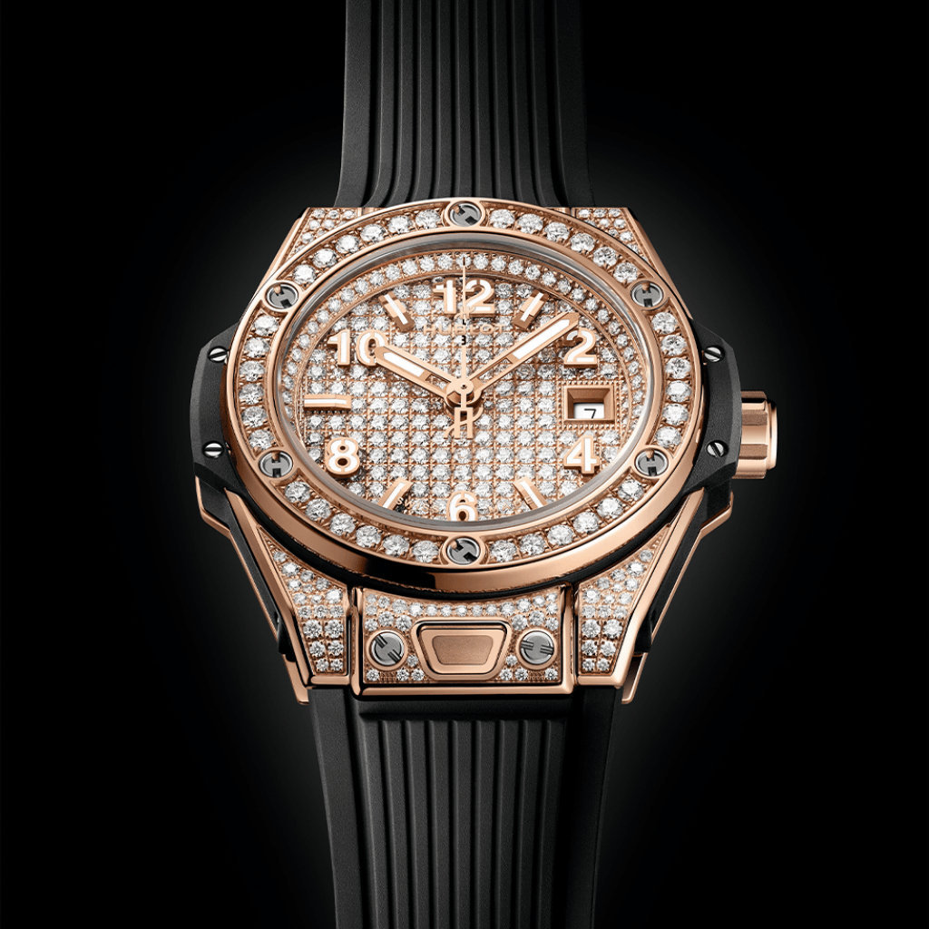 Hublot Big Bang One Click King Gold Full Pavé 33mm - 485.OX.9000.RX.1604 - #5 Hublot Big Bang One Click King Gold Full Pavé 33mm - 485.OX.9000.RX.1604 - #5