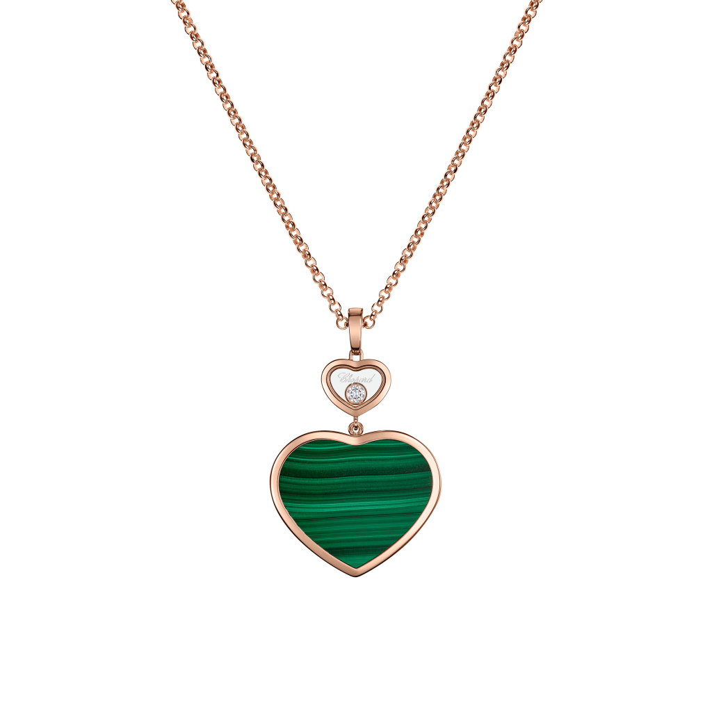 Chopard Happy Diamonds Happy Hearts collier roodgoud met diamant - 79A075-5151 - #1