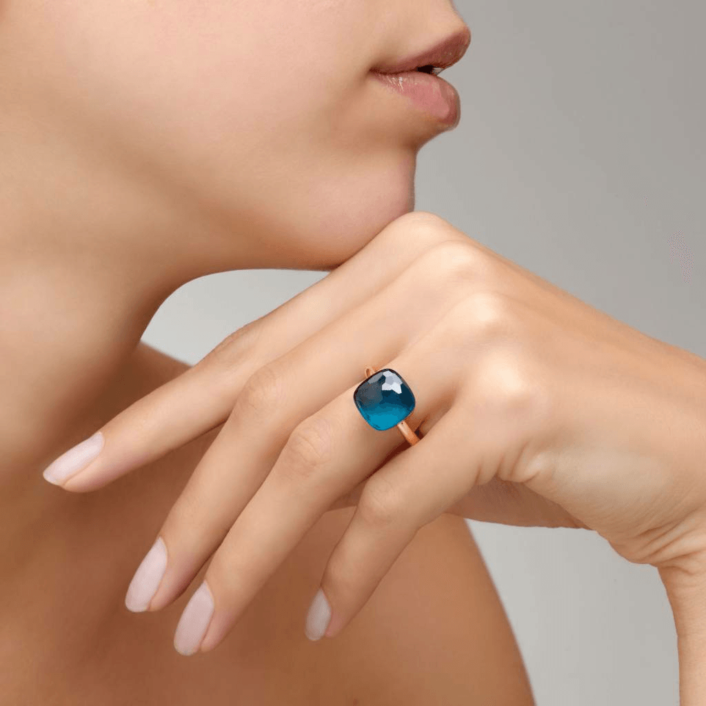 Pomellato Nudo Grande ring roodgoud met london topaas - PAB2010 O6000 000TL - #3 Pomellato Nudo Grande ring roodgoud met london topaas - PAB2010 O6000 000TL - #3